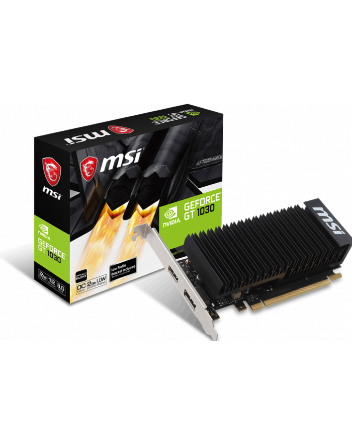 MSI GeForce GT 1030 2GB OC DDR5 64BIT HDMI/DP/LP/HSK główny