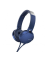 Sony MDR-XB550APL niebieskie, mikrofon - nr 1