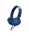Sony MDR-XB550APL niebieskie, mikrofon - nr 7
