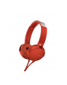 Sony MDR-XB550APR czerwone, mikrofon - nr 3