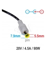 Zasilacz Akyga samochodowy AK-ND-39 (20V 4 5A 90W 7.9*5.5+pin) - nr 14