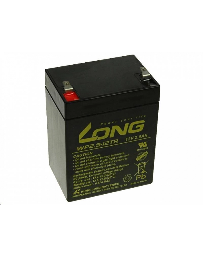 Long 12V 2,9Ah akumulator kwasowo-ołowiowy F1 główny