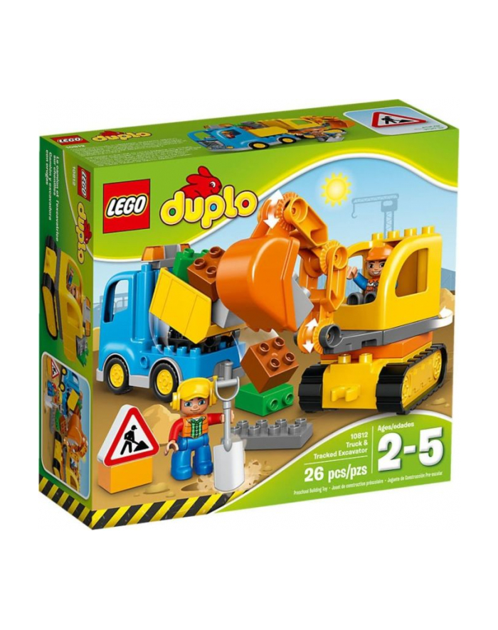 LEGO DUPLO Ciężarówka i koparka gąsienicowa 10812 główny