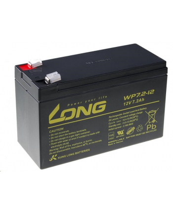 Long 12V 7,2Ah akumulator kwasowo-ołowiowy F2