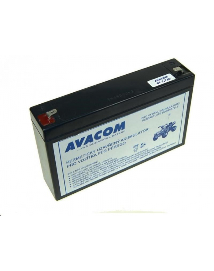 AVACOM baterie (akumulator kwasowo-ołowiowy) 6V 7Ah do wózka Peg Pérego F1 główny