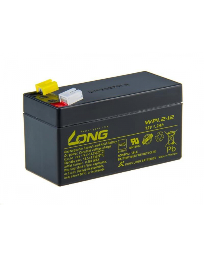 Long 12V 1,2Ah akumulator kwasowo-ołowiowy F1 główny