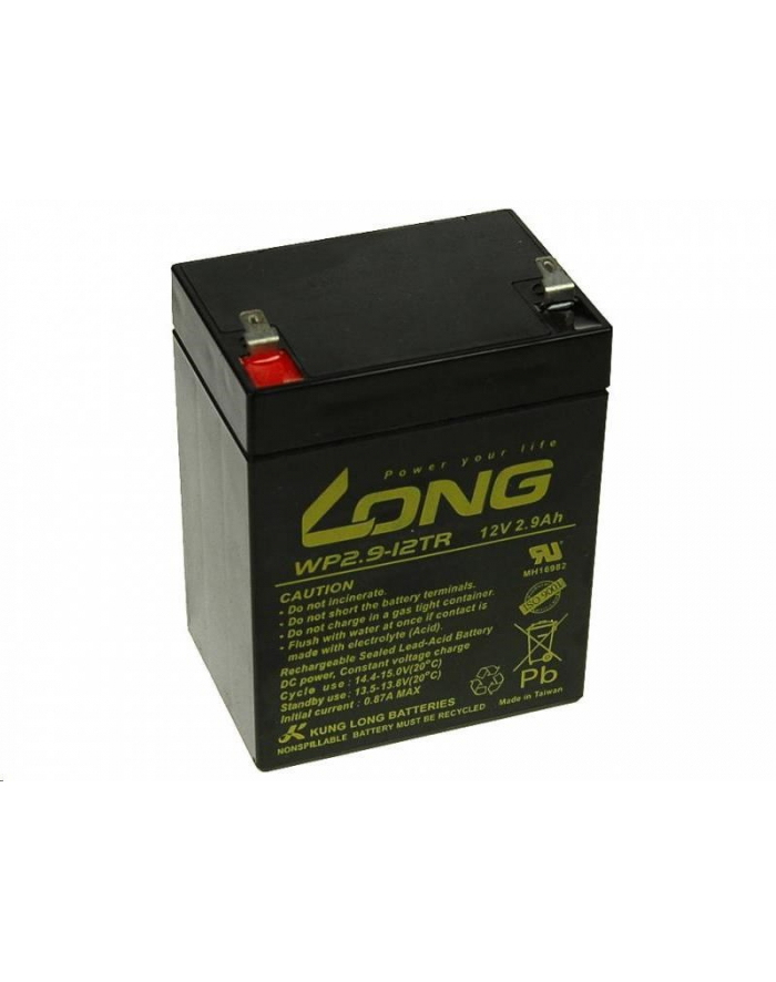 Long 12V 2,9Ah akumulator kwasowo-ołowiowy F1 główny