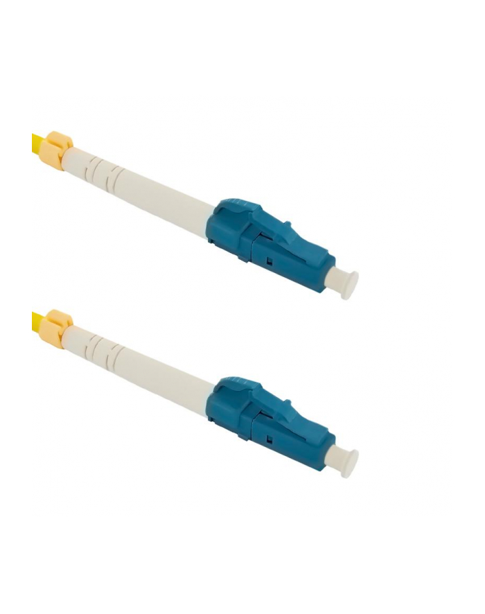 Qoltec Patchcord światłowodowy LC/UPC - LC/UPC | Singlemode | 9/125 | G652D | Simplex | 2m główny