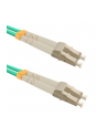 Qoltec Patchcord światłowodowy LC/UPC - LC/UPC | Multimode | 50/125 | OM4 | Duplex | 1m - nr 2