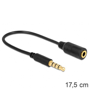 Kabel stereo minijack->minijack M/F zamienione piny dla Apple, Samsung, Nokia 17.5 cm Delock