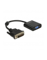 Adapter DVI-D(M)(24+1) Single link -> VGA(F) 16cm Delock - nr 10