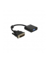 Adapter DVI-D(M)(24+1) Single link -> VGA(F) 16cm Delock - nr 12