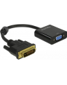 Adapter DVI-D(M)(24+1) Single link -> VGA(F) 16cm Delock - nr 14