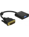 Adapter DVI-D(M)(24+1) Single link -> VGA(F) 16cm Delock - nr 15