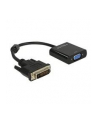Adapter DVI-D(M)(24+1) Single link -> VGA(F) 16cm Delock - nr 11