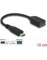Adapter USB Delock USB type-C(M) - USB AF 3.1 0.1m - nr 12