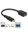 Adapter USB Delock USB type-C(M) - USB AF 3.1 0.1m - nr 1