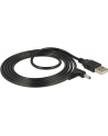 Kabel USB zasilający -> DC 3.5  x 1.35 mm (M) kątowy 90'' 1.5M Delock - nr 12
