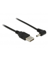 Kabel USB zasilający -> DC 3.5  x 1.35 mm (M) kątowy 90'' 1.5M Delock - nr 15