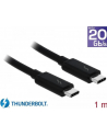 Kabel Thunderbolt 3 Delock M/M 1m czarny - nr 14