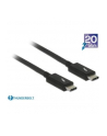 Kabel Thunderbolt 3 Delock M/M 1.5m czarny - nr 4