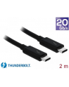 Kabel Thunderbolt 3 Delock M/M 2m czarny - nr 24