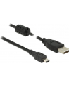 Kabel USB AM-mini BM 2.0 Delock 3M czarny - nr 6