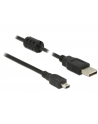 Kabel USB AM-mini BM 2.0 Delock 3M czarny - nr 7