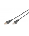 Kabel drukarkowy USB ASSMANN 2.0 A/M - USB B/M, 1,8m, miedź, czarny - nr 13