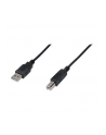 Kabel drukarkowy USB ASSMANN 2.0 A/M - USB B/M, 1,8m, miedź, czarny - nr 2