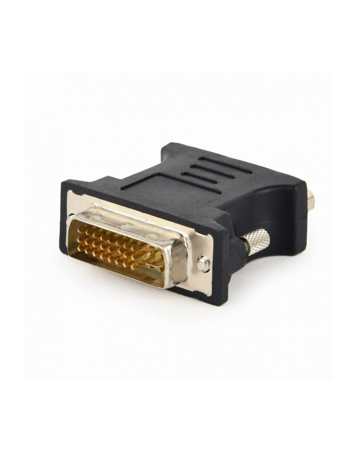 Adapter Gembird DVI-I(M)(24+5)->VGA(15F) czarny główny
