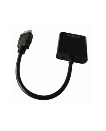 Adapter Gembird HDMI(M) - VGA(F) + Audio