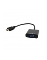 Adapter Gembird HDMI(M) - VGA(F) + Audio - nr 3