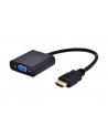 Adapter Gembird HDMI(M) - VGA(F) + Audio - nr 8