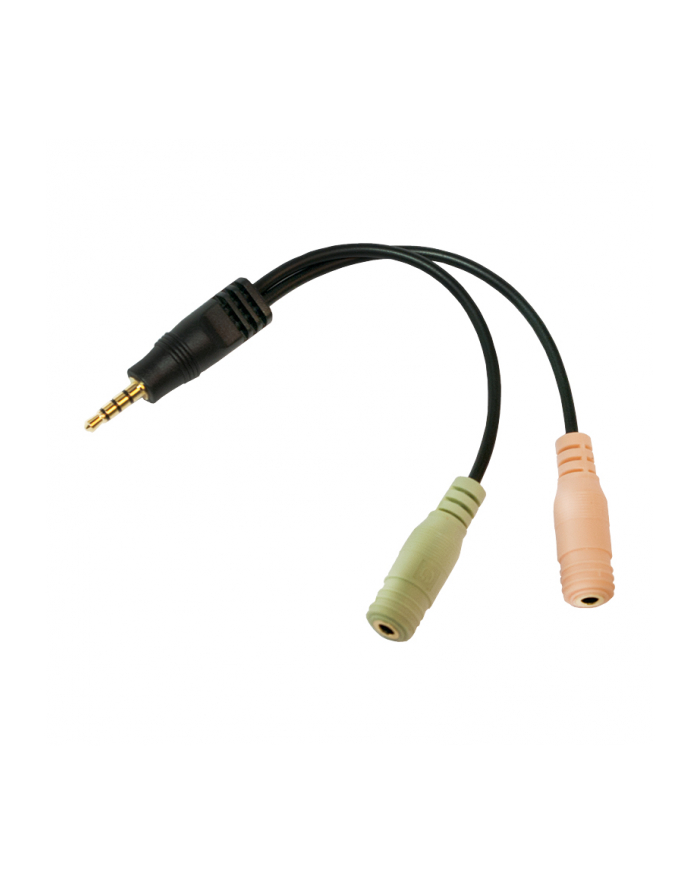 Adapter audio stereo LogiLink CA0021 3,5mm jack (M) > 2x 3,5mm jack (F) główny