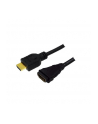 Kabel HDMI LogiLink CH0059 HDMI A 19-pin (M)>HDMI A 19-pin (F) 1m - nr 12