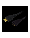 Kabel HDMI LogiLink CH0059 HDMI A 19-pin (M)>HDMI A 19-pin (F) 1m - nr 2
