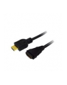 Kabel HDMI LogiLink CH0059 HDMI A 19-pin (M)>HDMI A 19-pin (F) 1m - nr 9