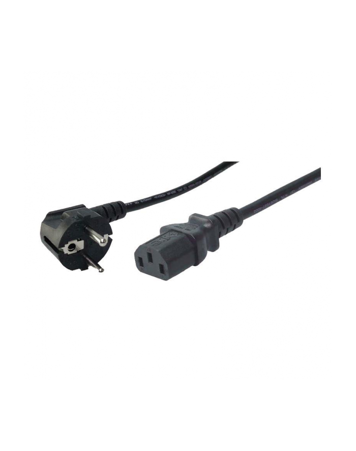 Kabel zasilający LogiLink CP095 Schuko > C13 VDE czarny 3m główny