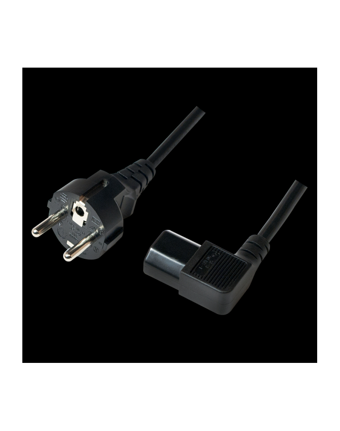 Kabel zasilający LogiLink CP119 Schuko > C13 czarny 5m główny