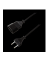 Przedłużacz kabla zasilającego LogiLink CP122 Euro CEE 7/16 czarny 1m - nr 12