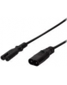 Przedłużacz kabla zasilającego LogiLink CP129 IEC C8 > C7 czarny 2m - nr 10