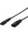 Przedłużacz kabla zasilającego LogiLink CP129 IEC C8 > C7 czarny 2m - nr 3