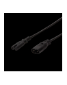 Przedłużacz kabla zasilającego LogiLink CP129 IEC C8 > C7 czarny 2m - nr 4