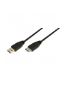 Kabel przedłużacz USB 3.0 LogiLink CU0041 A/A 1m - nr 1