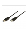 Kabel przedłużacz USB 3.0 LogiLink CU0041 A/A 1m - nr 2