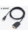 Kabel HDMI SAVIO CL-103 19pin męski - VGA męski 1,8m - nr 4