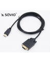 Kabel HDMI SAVIO CL-103 19pin męski - VGA męski 1,8m - nr 9
