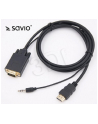 Kabel HDMI SAVIO CL-104 19pin męski - VGA męski 1,8m - nr 4