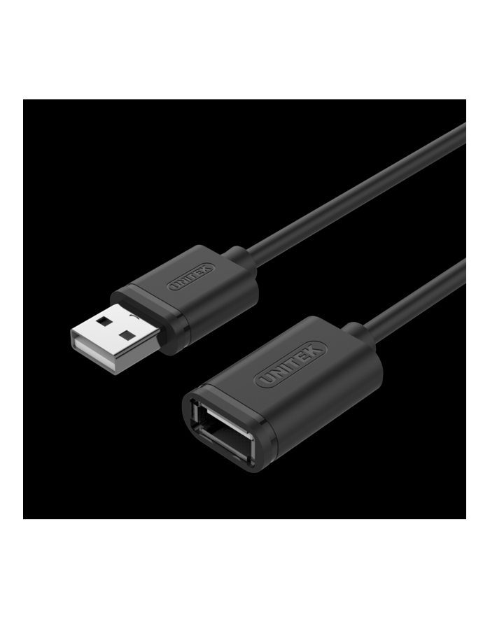 Kabel Unitek przedłużacz USB 2.0 AM-AF 3,0M; Y-C417GBK główny
